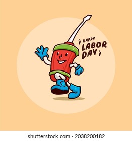 ILUSTRACIÓN DE VECTORES DEL DÍA DEL TRABAJO GRATIS