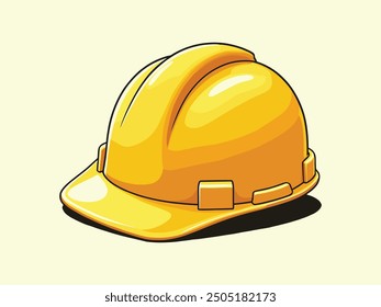 Labor Day Vector Illustration with Hard Hat and Tools. Patriotic American Worker Design.