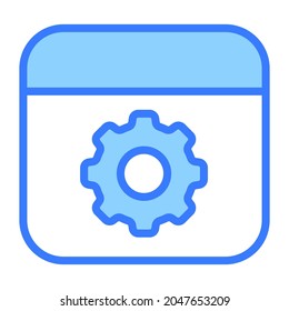 icono de contorno vectorial del día laboral, diseño de vector de línea azul