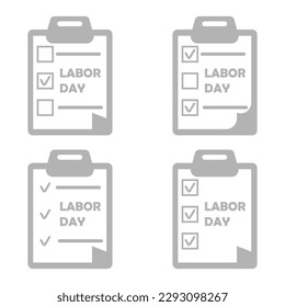 labor day, work concept, tablet, May 1, vector illustration