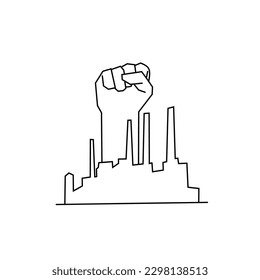 Arbeitstag, Arbeitstag, Vektorkunst, Mai, Tagesgrafik 