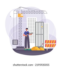 Travail sur le chantier