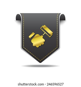 labor golden Vector Icon Design