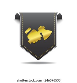 labor golden Vector Icon Design