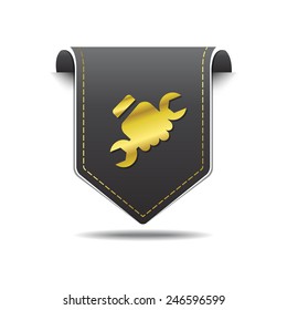 labor golden Vector Icon Design