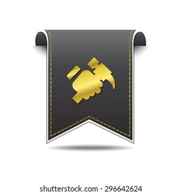 labor golden Vector Icon Design