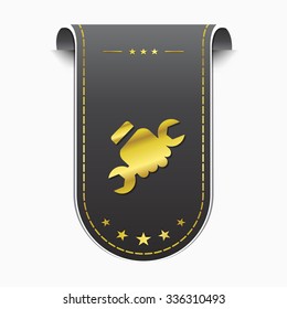 labor golden Vector Icon Design