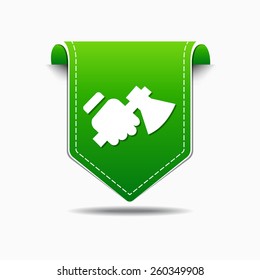 labor Green Vector Icon Design