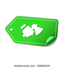 labor Green Vector Icon Design