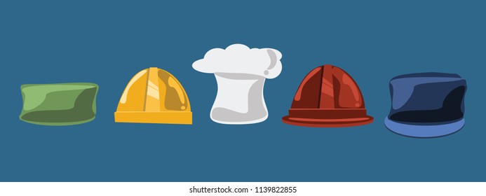 labor hat vector illustration 
