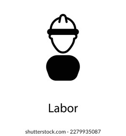 Labor icon design stock illustration