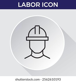 labor icon line icon related team, teamwork, co-workers, cooperation. Linear busines simple symbol collection. vector illustration.