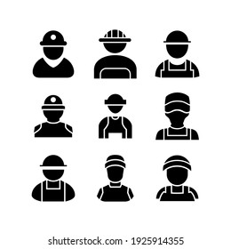 labor icon or logo isolated sign symbol vector illustration - Collection of high quality black style vector icons
