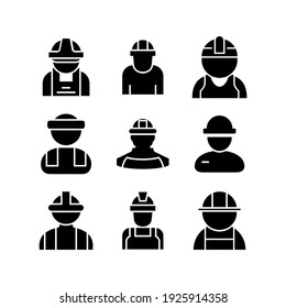 labor icon or logo isolated sign symbol vector illustration - Collection of high quality black style vector icons
