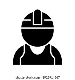 Arbeitssymbol oder Logo einzeln auf Zeichen, Vektorgrafik - qualitativ hochwertige Vektorsymbole mit schwarzem Hintergrund
