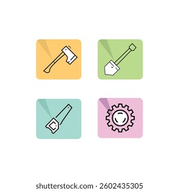 Labor icons set. Line set of vector icons editable stroke and pixel perfect. Can used for digital product, presentation, UI and many more.