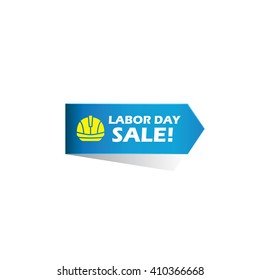 Labor/ labour/ worker's day tag/ label/ badge/ sticker. EPS 10