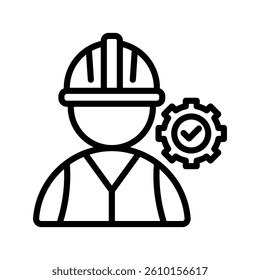 Labor Line Vector Illustration On White Background.