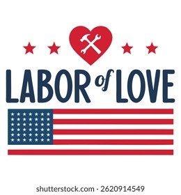 	Trabajo de concepto de amor con icono de bandera