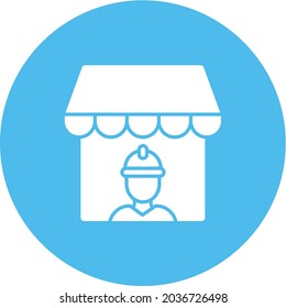 Labor Market Icon Vector Image Can Stock Vector (Royalty Free ...