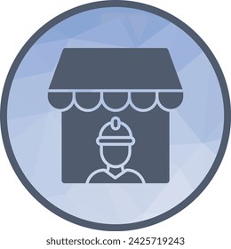 Icono del mercado laboral imagen vectorial. Adecuado para aplicaciones móviles, aplicaciones web y medios de impresión.