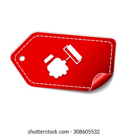 labor Red Vector Icon Design