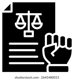 Elemento De Icono De Derecho Laboral Para Diseño