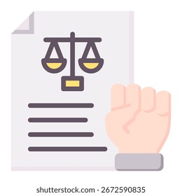 Elemento De Icono De Derecho Laboral Para Diseño