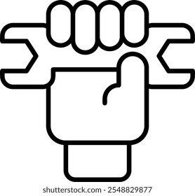 Labor Rights Symbol Vector Icon Design