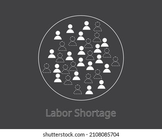 labor shortage with many company need employee but lack of employee to work 