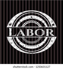 Labor silver emblem