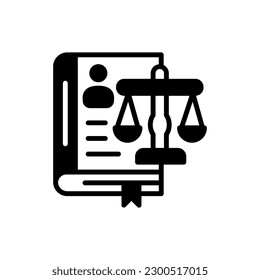 Labor And Social Law icon in vector. Illustration
