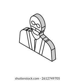 labor teacher isometric icon vector. labor teacher sign. isolated symbol illustration