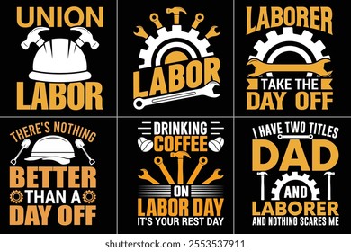 Labor Typography Print Design, Labour Typography Design, Print Template