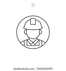 Labor Union icon symbol vector illustration isolated on white background