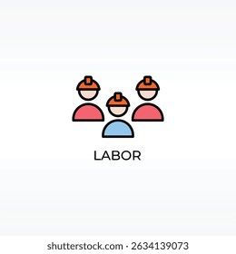 Labor Vector, Icon Or Logo Sign Isolated Symbol Illustration