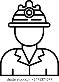 Labor Vector Line Icon Design