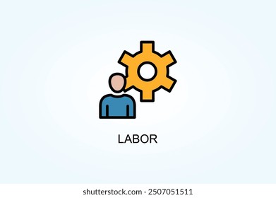 Labor Vector Or Logo Sign Symbol Illustration