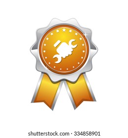 labor Yellow Vector Icon Design