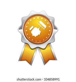 labor Yellow Vector Icon Design