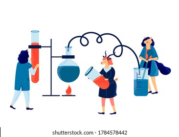 Laboratory art icon. Laboratory classic background. Laboratory illustration concept. 