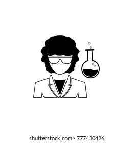 laboratory assistant avatar icon. Characters of professions Icon. Premium quality graphic design. Signs, symbols collection, simple icon for websites, web design, mobile app on white background