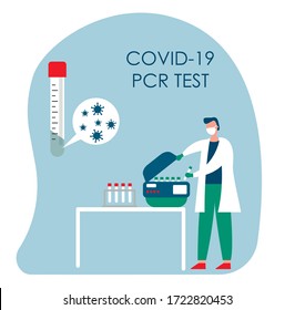 laboratory assistant, coronavirus positive test