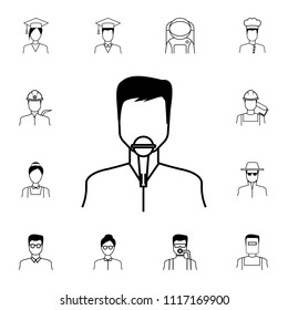 laboratory assistant icon. Detailed set of Proffecions icons. Premium quality graphic design sign. One of the collection icons for websites, web design, mobile app