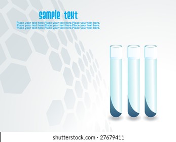  laboratory background with test tube