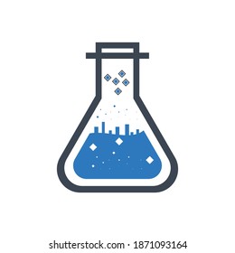 Laboratory Beaker Icon | Test Tube Icon | Research Icon