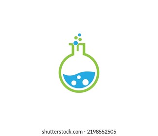 Laboratory Beaker Icon Test Tube Lab Stock Vector (Royalty Free ...