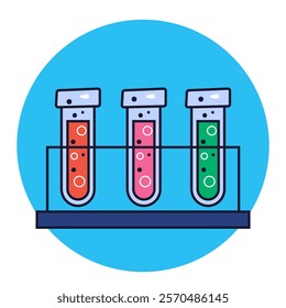 Laboratory bottle flask chemistry biology microscope isolated set. Vector flat graphic design cartoon illustration