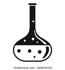 Laboratory bottle icon. Simple illustration of laboratory bottle vector icon for web design isolated on white background