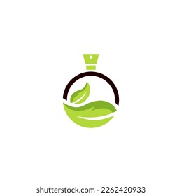 ilustración del vector del frasco de laboratorio. excelente para publicidad o logotipo de laboratorio